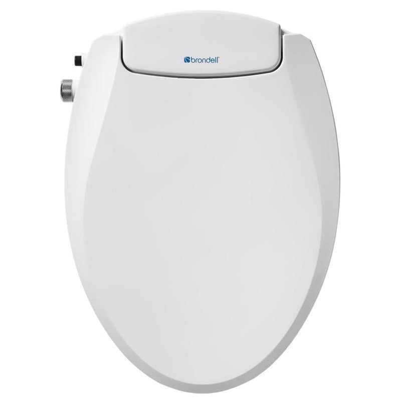Brondell Swash Ecoseat White Elongated Bidet System