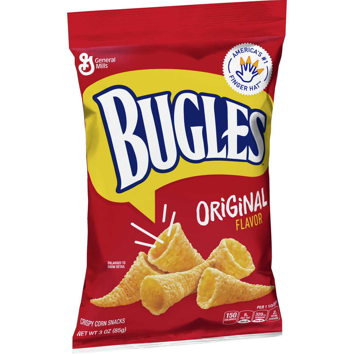 Bugles Original Chips 3 oz Bagged