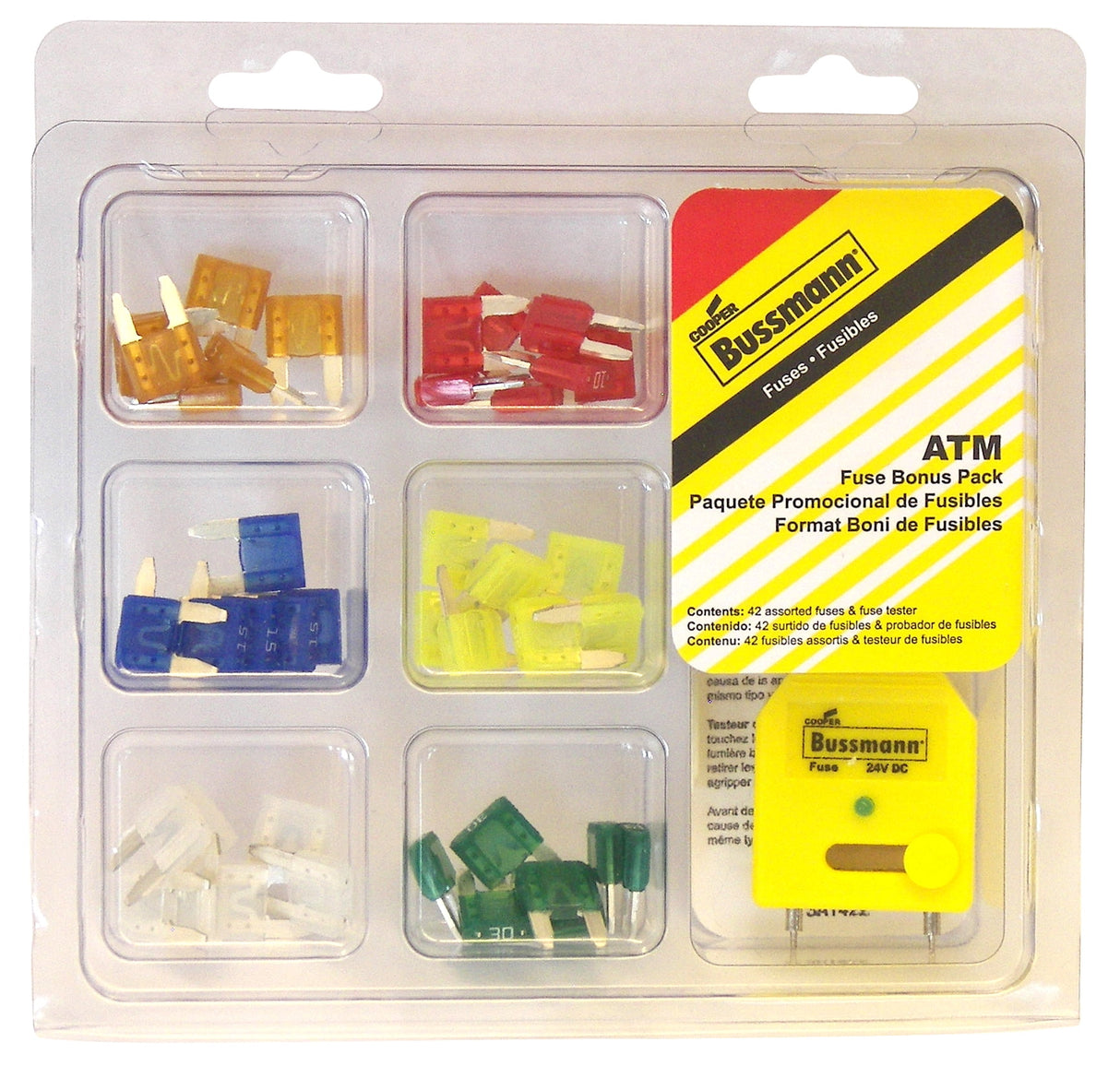 Bussmann 30 amps ATM Assorted Blade Fuse 43 pk