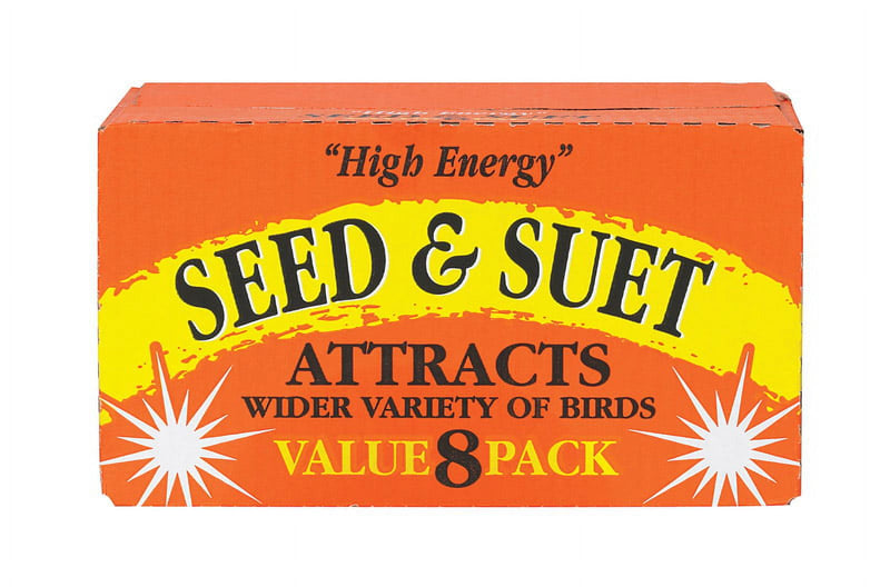 C&S Products Assorted Species Beef Suet Wild Bird Food 11 oz