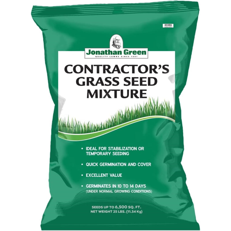 Jonathan Green Contractors Annual Ryegrass Full Sun/Medium Shade Grass Seed 25 lb