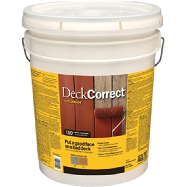 Cabot DeckCorrect Solid Tintable Tint Base Acrylic Deck Resurfacer 5 gal