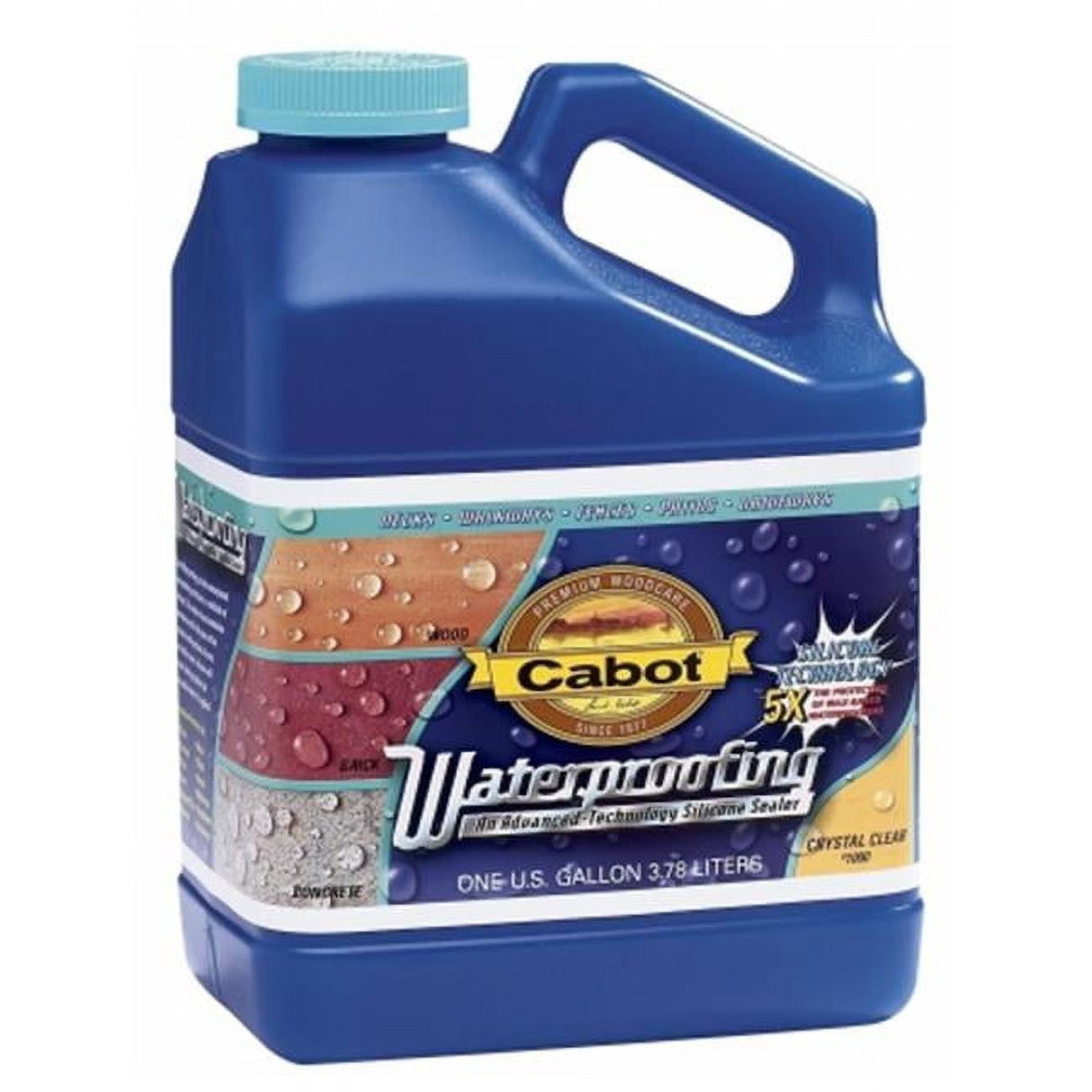 Cabot Crystal Clear Waterproofing Crystal Clear Silicone Waterproofing Sealer 1 gal