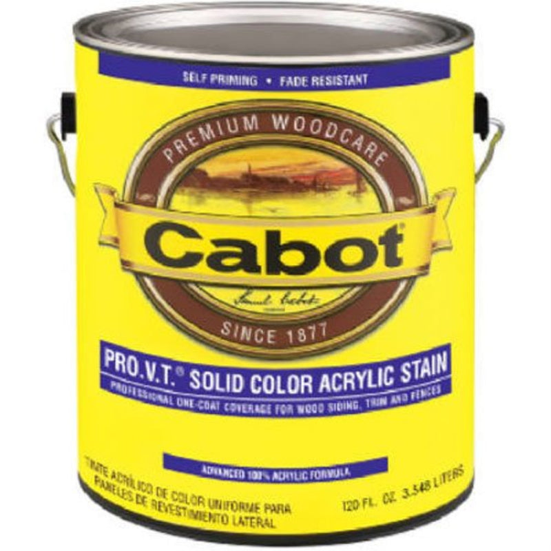 Cabot Solid Color Acrylic Siding Solid Tintable Medium Base Acrylic Siding Stain 1 qt