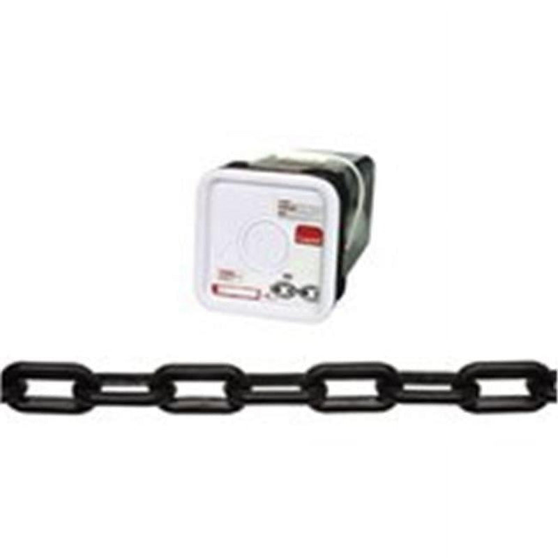 Campbell 8 Black Plastic Decorative Chain 0.29 in. D 1.5 in.