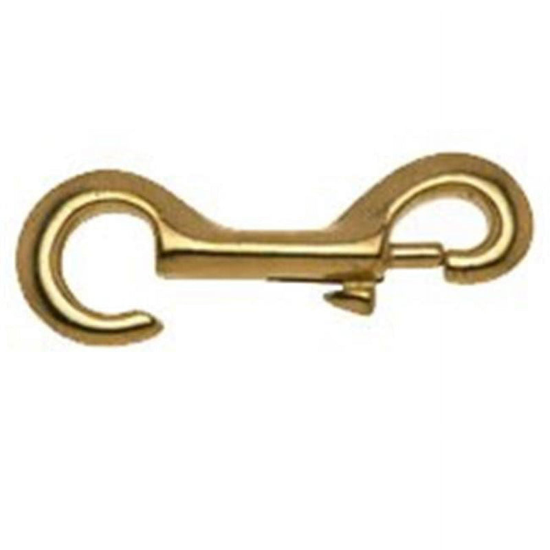 Campbell 3/8 in. D X 3-13/32 in. L Polished Bronze Open Eye Bolt Snap 70 lb