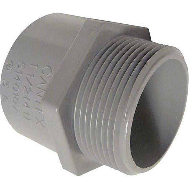 Cantex 1 in. D PVC Male Adapter For PVC 1 each