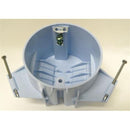 Cantex EZ Box New Work 18 cu in Round Polycarbonate Ceiling Box Black