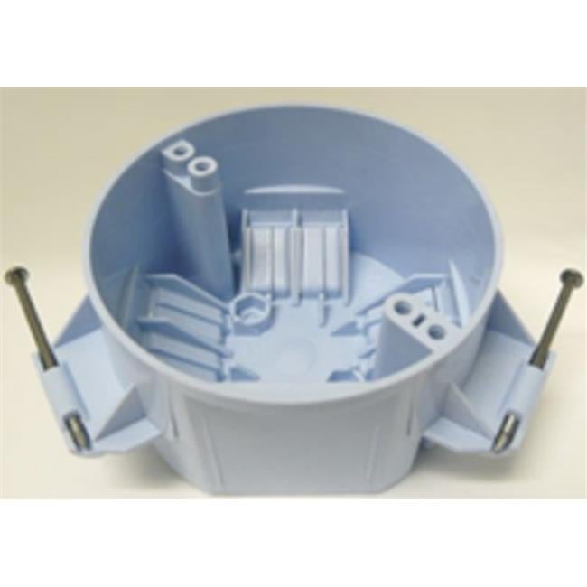 Cantex New Work 20 cu in Round Polycarbonate Ceiling Box Black