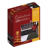 Celebrations Incandescent Mini Blue 150 ct Net Christmas Lights 6 ft.