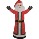 Celebrations Tinsel Santa 4.75 ft. Yard Decor