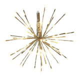 Celebrations LED Warm White Gold Radiant Blast 16 in. Pathway Decor