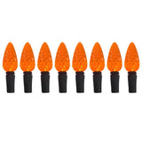 Celebrations Orange 100 ct 2 in. LED C6 Halloween String Lights