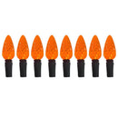 Celebrations Orange 100 ct 2 in. LED C6 Halloween String Lights
