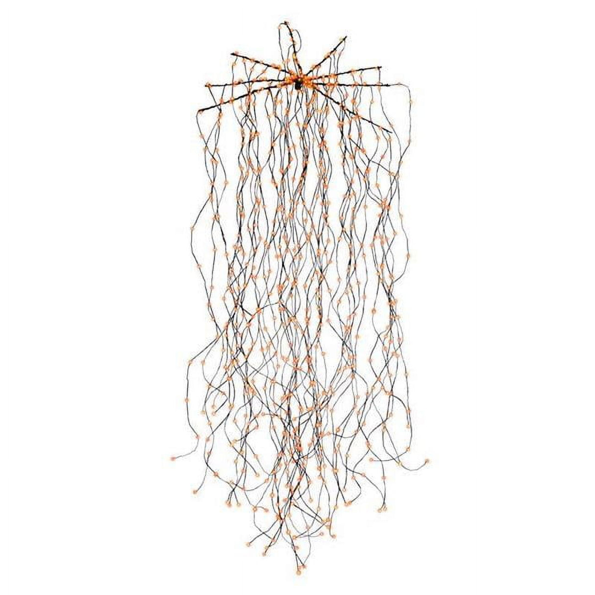 Celebrations Orange LED Big Seed Waterfall Light Hanging Decor