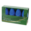 Celebrations Incandescent C9 Blue 4 ct Replacement Christmas Light Bulbs 0.08 ft.