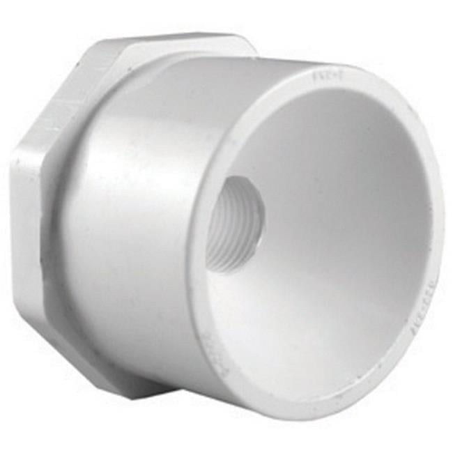 Charlotte Pipe Schedule 40 2 in. Spigot X 1 in. D Slip PVC Reducing Bushing 1 pk