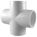 Charlotte Pipe Schedule 40 1-1/4 in. Slip X 1-1/4 in. D Slip PVC Cross 1 pk
