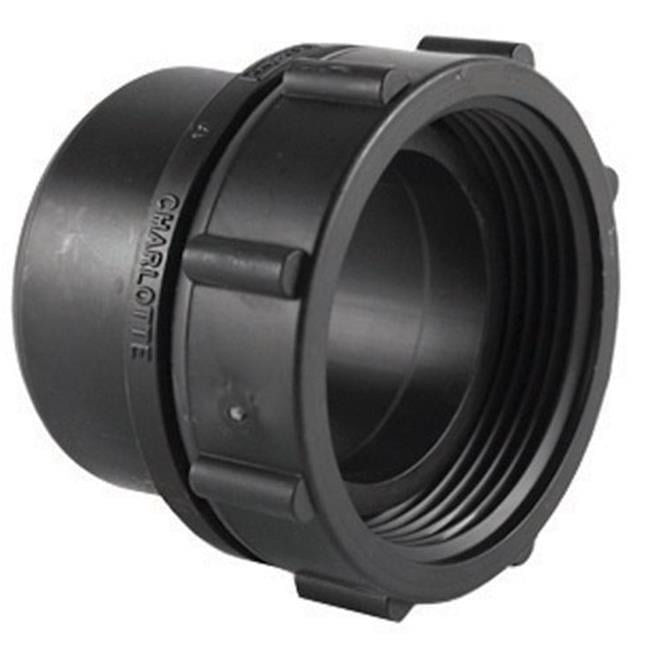 Charlotte Pipe 1-1/2 in. Spigot X 1-1/2 in. D FPT ABS Plug