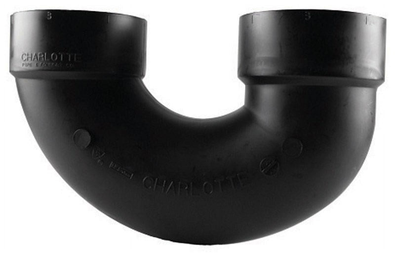 Charlotte Pipe 1-1/2 in. Hub X 1-1/2 in. D Hub ABS U-Bend