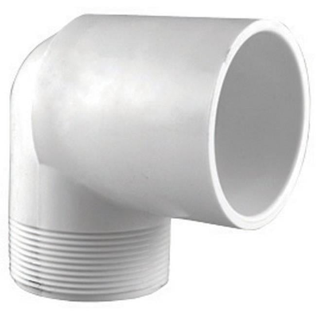 Charlotte Pipe 2 in. Slip X 2 in. D MPT PVC Street Elbow 1 pk
