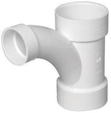 Charlotte Pipe 3 in. Hub X 3 in. D Hub PVC Wye 1 pk