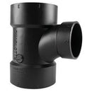 Charlotte Pipe 3 in. Hub X 2 in. D Hub ABS Sanitary Tee
