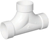 Charlotte Pipe 3 in. Hub X 3 in. D Hub PVC Cleanout Tee 1 pk