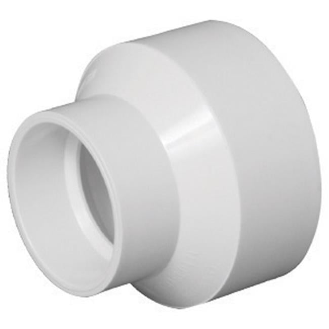 Charlotte Pipe Schedule 40 4 in. Hub X 2 in. D Hub PVC Reducing Coupling 1 pk