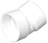 Charlotte Pipe 6 in. Hub X 6 in. D Hub PVC Elbow 1 pk