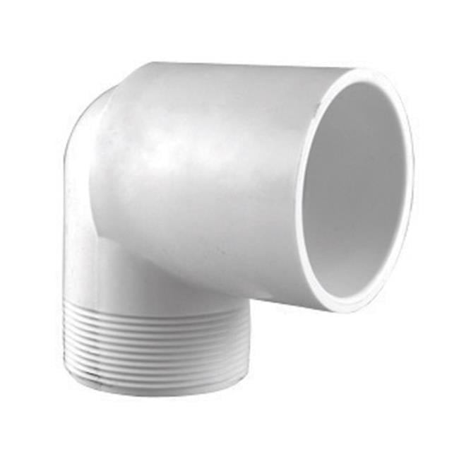 Charlotte Pipe Schedule 40 1/2 in. Slip X 1/2 in. D MPT PVC Street Elbow 1 pk
