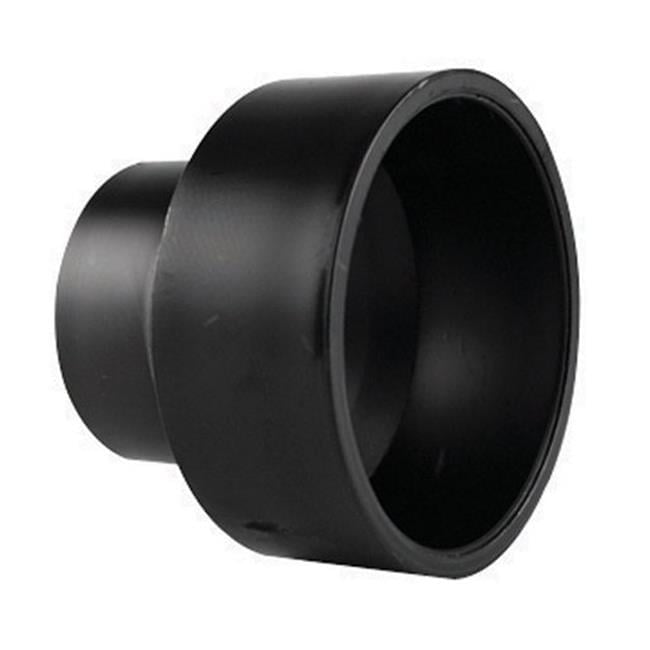 Charlotte Pipe 3 in. Hub X 4 in. D Hub ABS Coupling