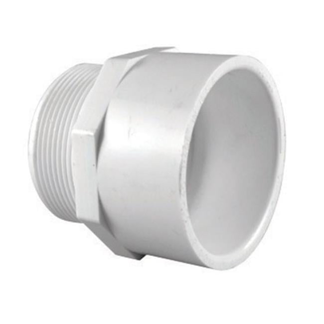 Charlotte Pipe Schedule 40 1/2 in. Slip X 1/2 in. D MPT PVC Pipe Adapter 1 pk