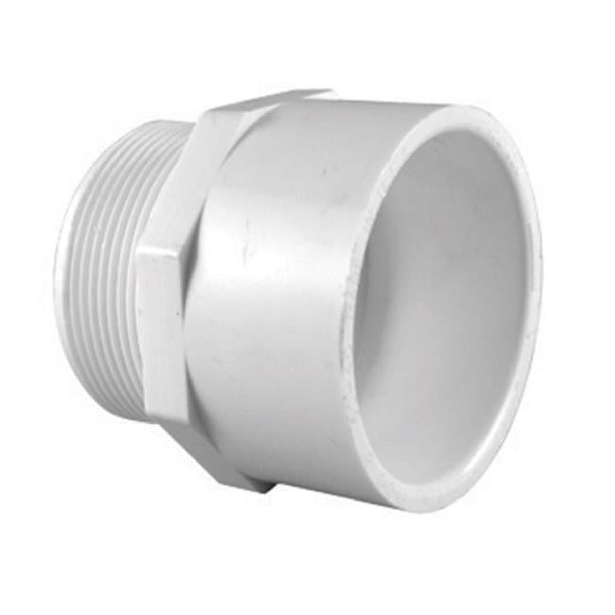 Charlotte Pipe Schedule 40 1-1/4 in. Slip X 1-1/4 in. D MPT PVC Pipe Adapter 1 pk