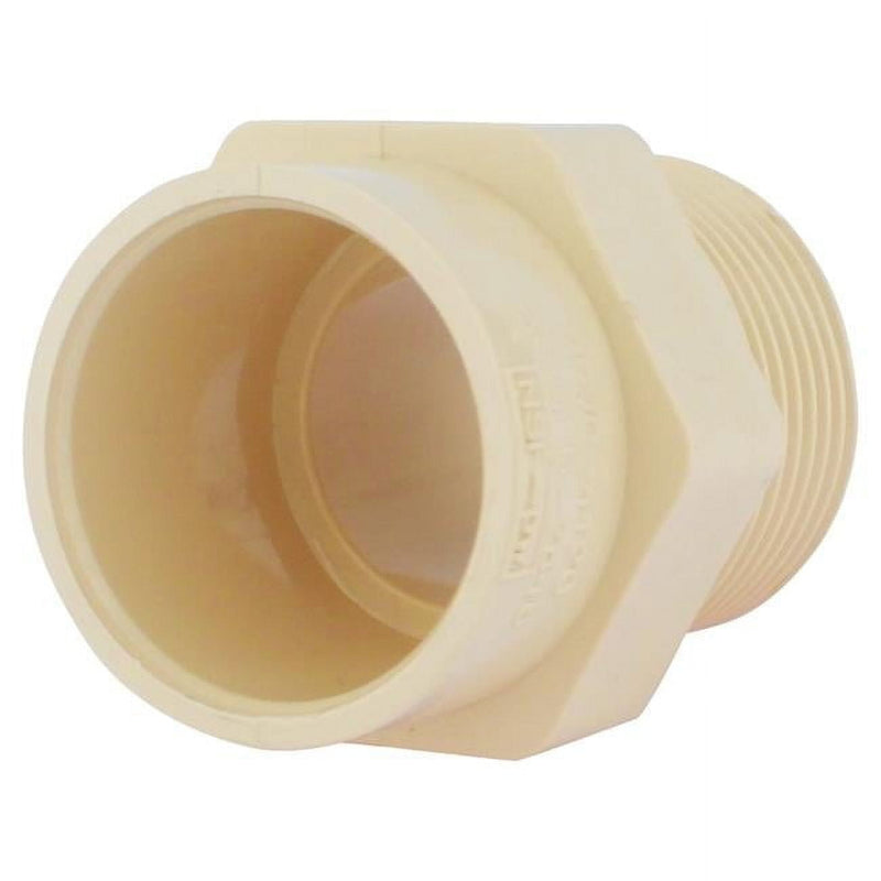 Charlotte Pipe FlowGuard Schedule 40 1/2 in. Socket X 1/2 in. D MNPT CPVC Adapter 1 pk