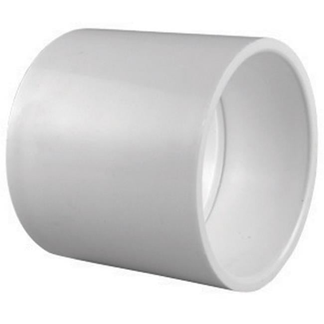 Charlotte Pipe Schedule 40 3 in. Slip X 3 in. D Slip PVC Coupling 1 pk