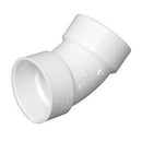 Charlotte Pipe Schedule 40 1-1/4 in. Hub X 1-1/4 in. D Hub PVC Elbow 1 pk