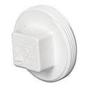 Charlotte Pipe Schedule 40 4 in. MPT X 4 in. D MPT PVC Clean-Out Plug 1 pk
