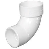 Charlotte Pipe Schedule 40 1-1/4 in. Hub X 1-1/4 in. D Spigot PVC Street Elbow 1 pk