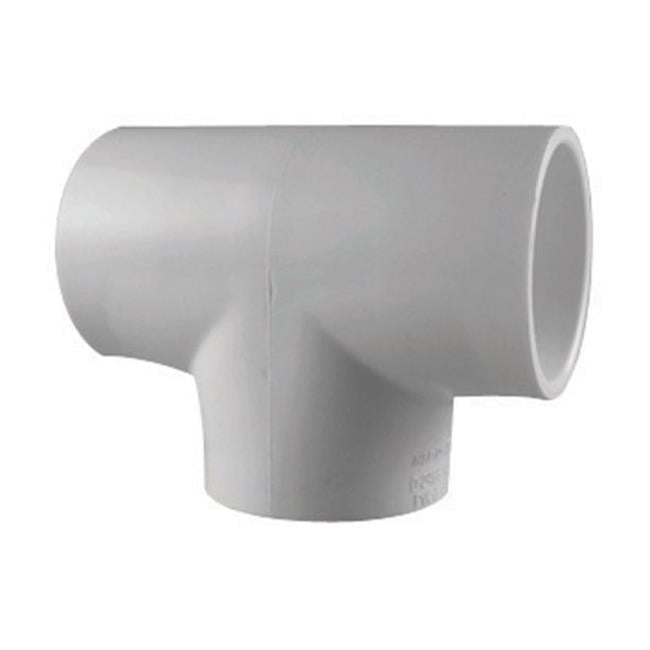 Charlotte Pipe Schedule 40 3/4 in. Slip X 3/4 in. D Slip PVC Tee 1 pk