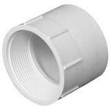 Charlotte Pipe Schedule 40 4 in. Hub X 4 in. D FPT PVC Pipe Adapter 1 pk