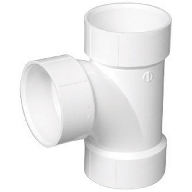 Charlotte Pipe 3 in. Hub X 3 in. D Hub PVC Sanitary Tee 1 pk