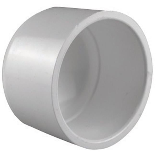 Charlotte Pipe Schedule 40 3 in. Slip X 3 in. D Slip PVC Cap 1 pk