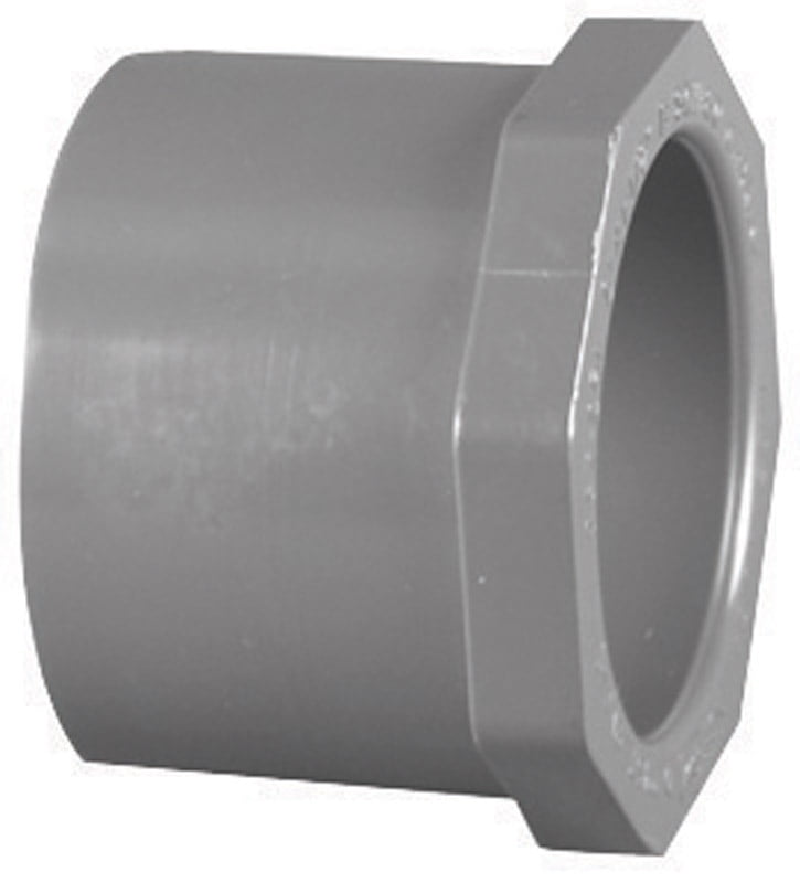 Charlotte Pipe Schedule 80 1-1/2 in. Spigot X 1-1/4 in. D Slip PVC Reducer Bushing 1 pk