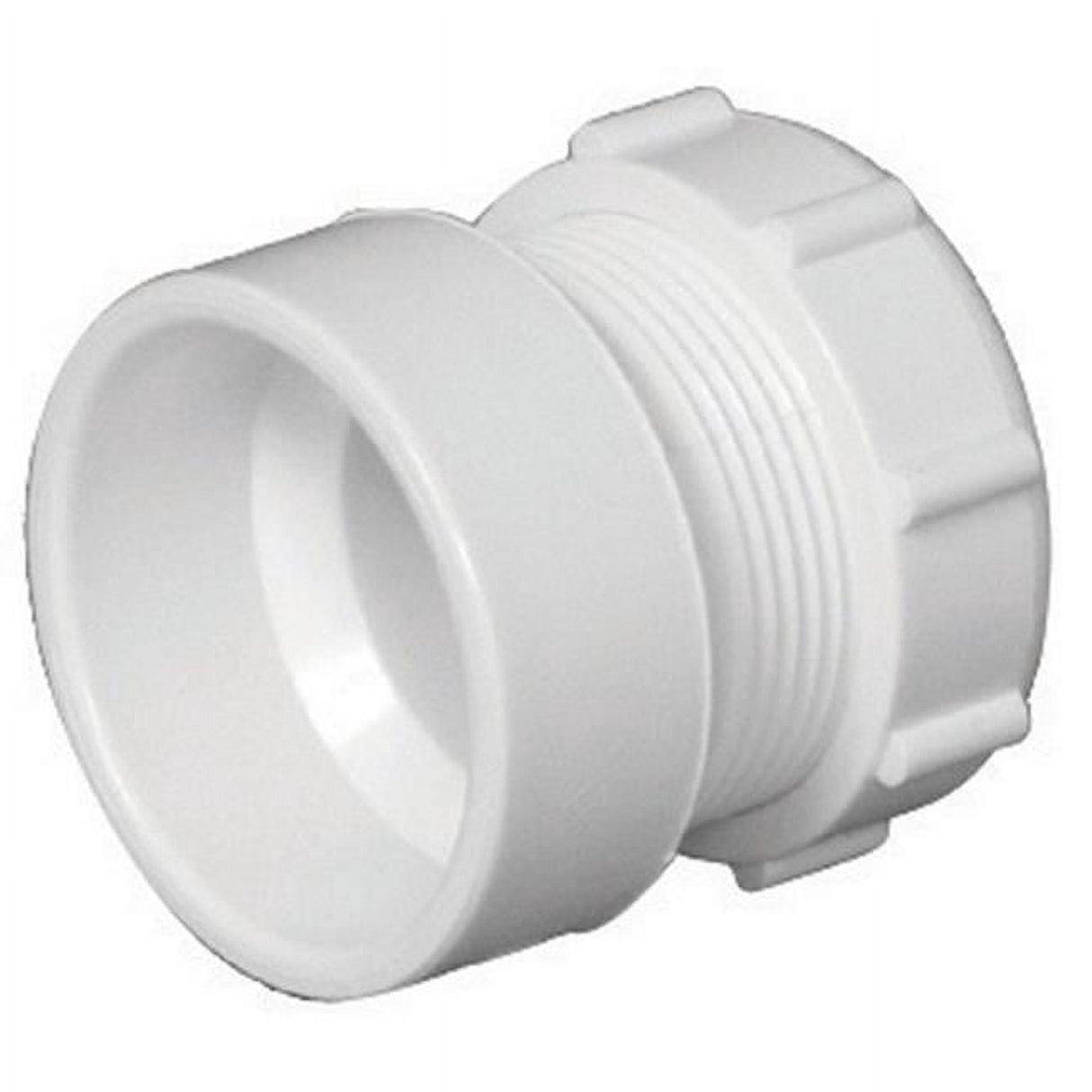 Charlotte Pipe Schedule 40 1-1/2 in. Hub X 1-1/4 in. D Slip PVC Pipe Adapter 1 pk