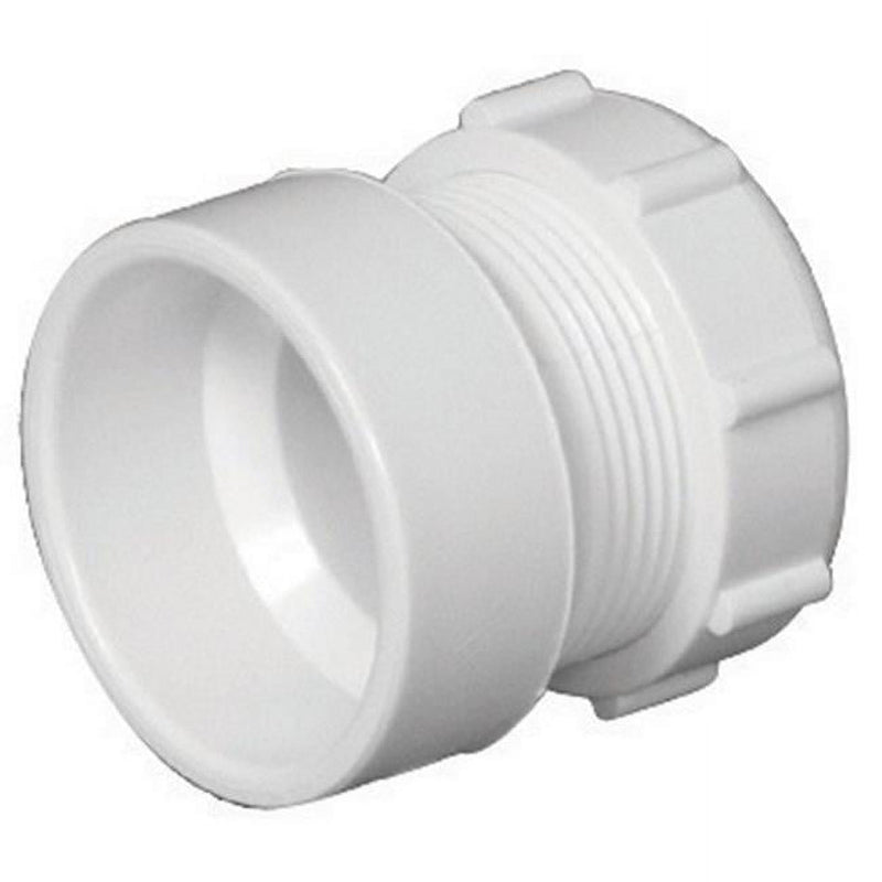 Charlotte Pipe Schedule 40 1-1/2 in. Hub X 1-1/4 in. D Slip PVC Pipe Adapter 1 pk