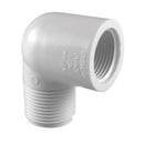 Charlotte Pipe Schedule 40 1/2 in. MPT X 1/2 in. D MPT PVC Street Elbow 1 pk