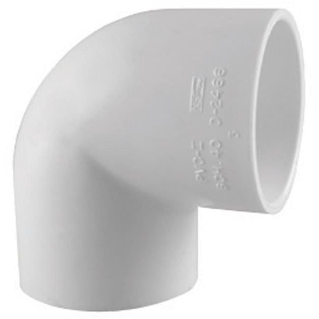 Charlotte Pipe Schedule 40 1 in. Slip X 1 in. D Slip PVC Elbow 1 pk