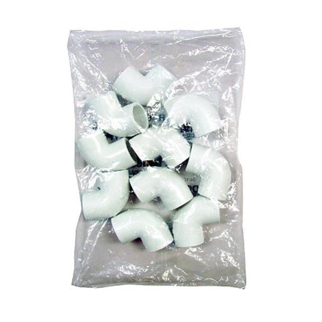 Charlotte Pipe Schedule 40 1 in. Slip X 1 in. D Slip PVC Elbow 10 pk