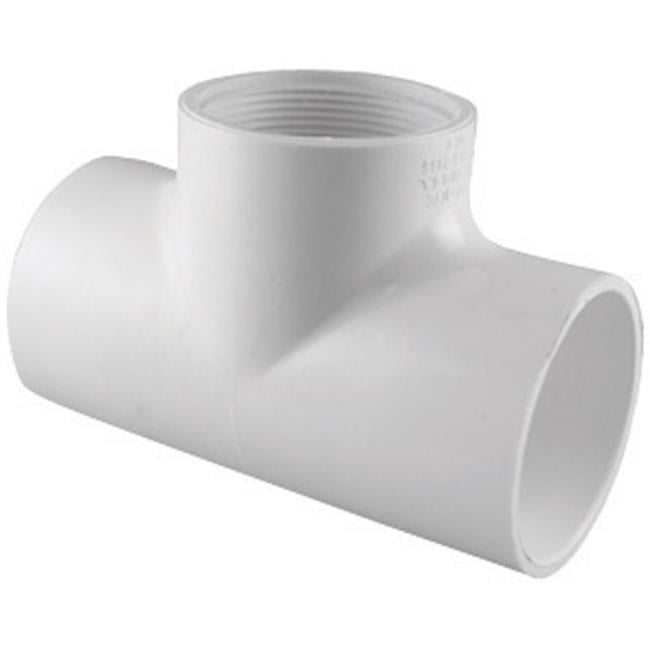 Charlotte Pipe Schedule 40 1 in. Slip X 1 in. D Slip PVC Tee 1 pk